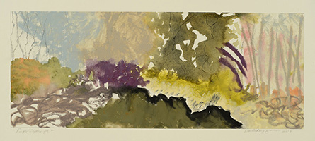 Zwirner_Purple_Hydranga_mm_on_paper_6.5x16_2017